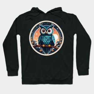 Owl Christmas Drawing Hoodie